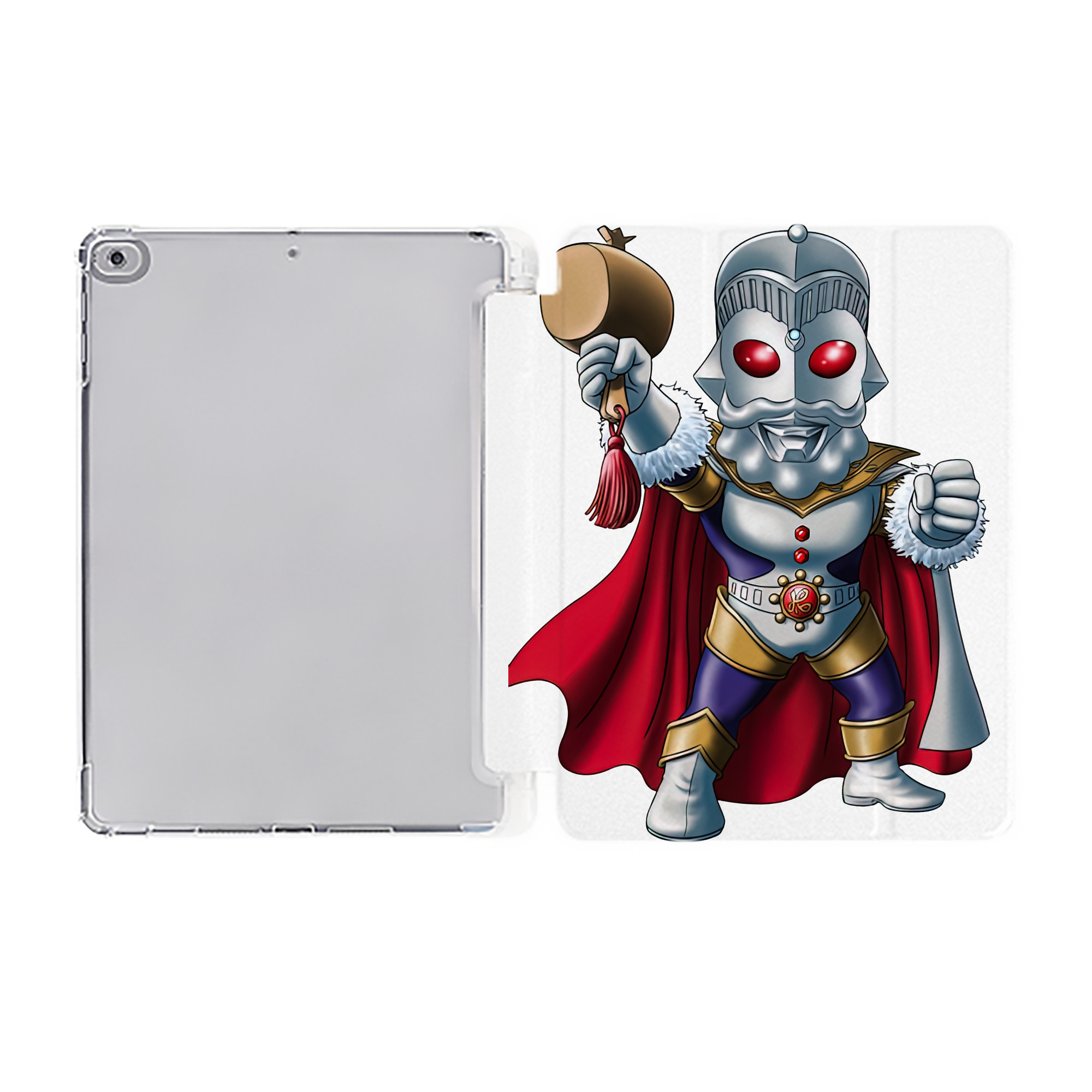（画像用） ウルトラマン Ultraman IPad ケース ペン収納付き 三つ折りスタンド PUレザー×シリコン 対応機種9.5/10.5/10.9インチ